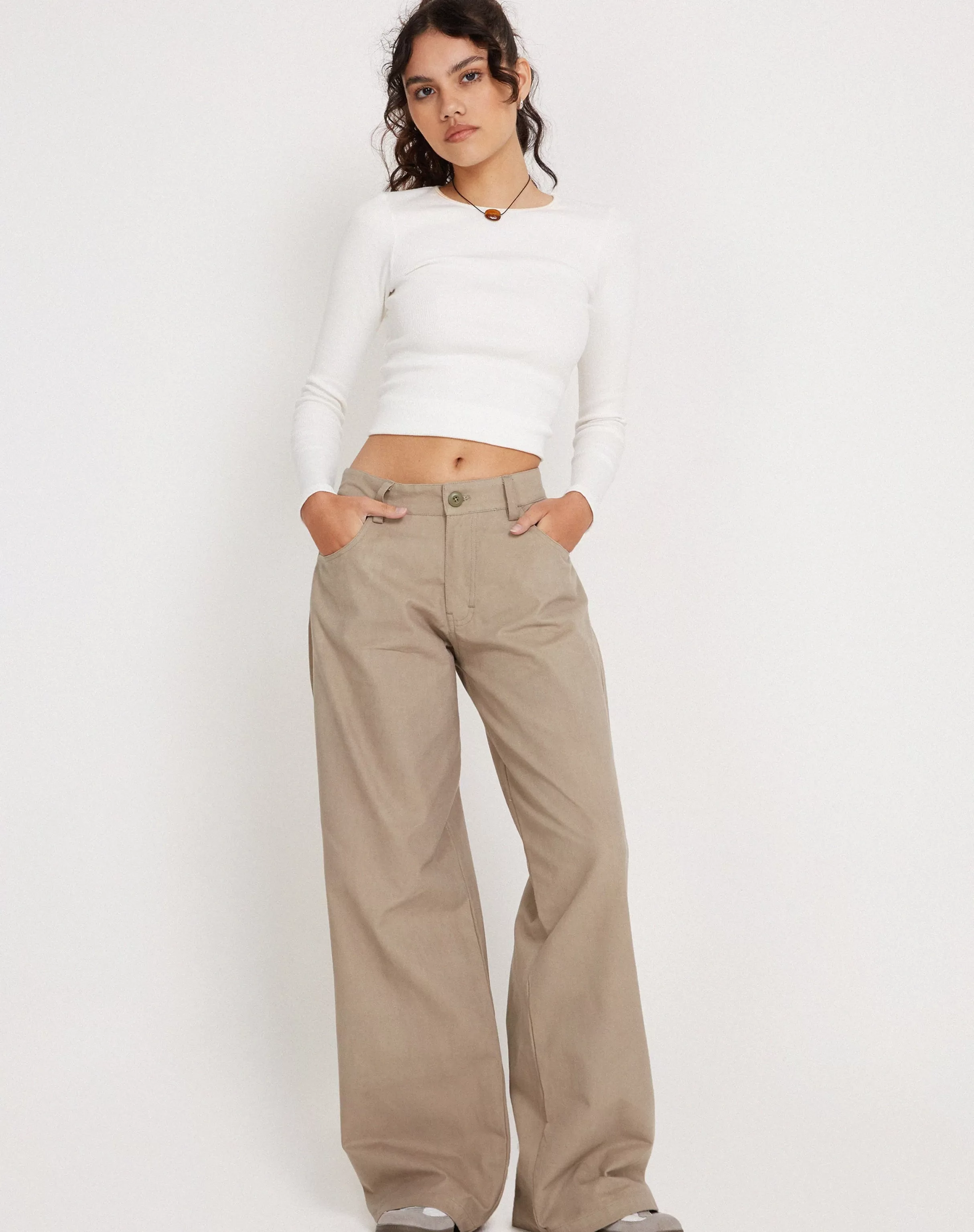 New Roomy Low Rise Extra Wide Trousers In WIDE LEG TROUSERS | LOW RISE TROUSERS