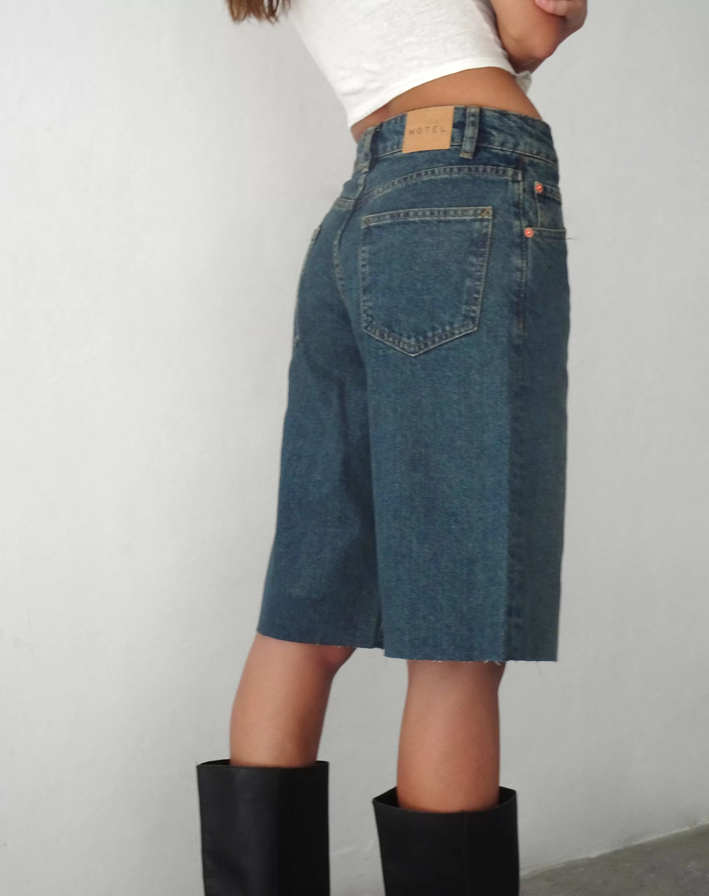 Fashion Roomy Mid Rise Long Jorts In SHORTS | ROOMY JEANS
