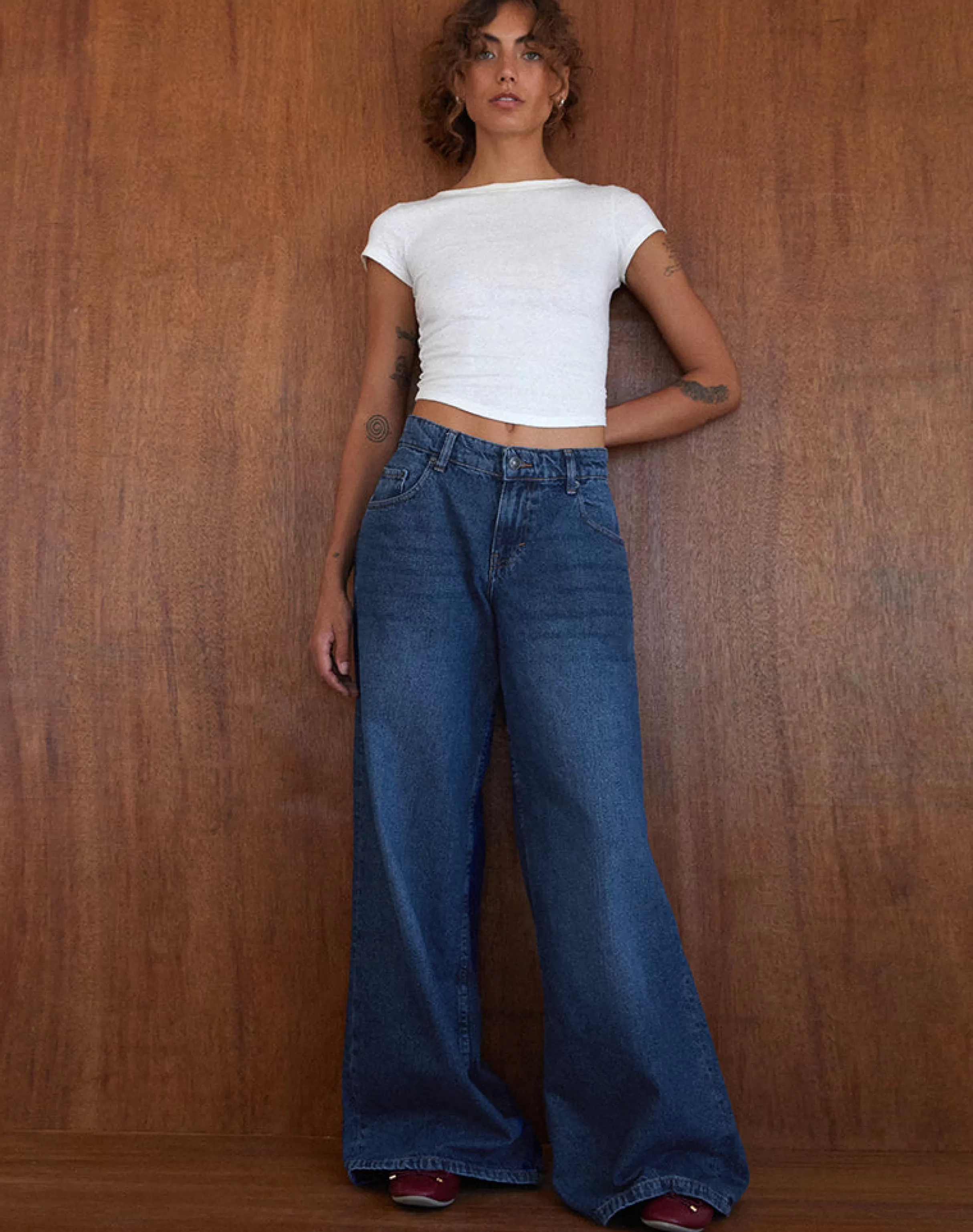Discount Roomy Oversized Low Rise Jeans In JEANS | ROOMY JEANS