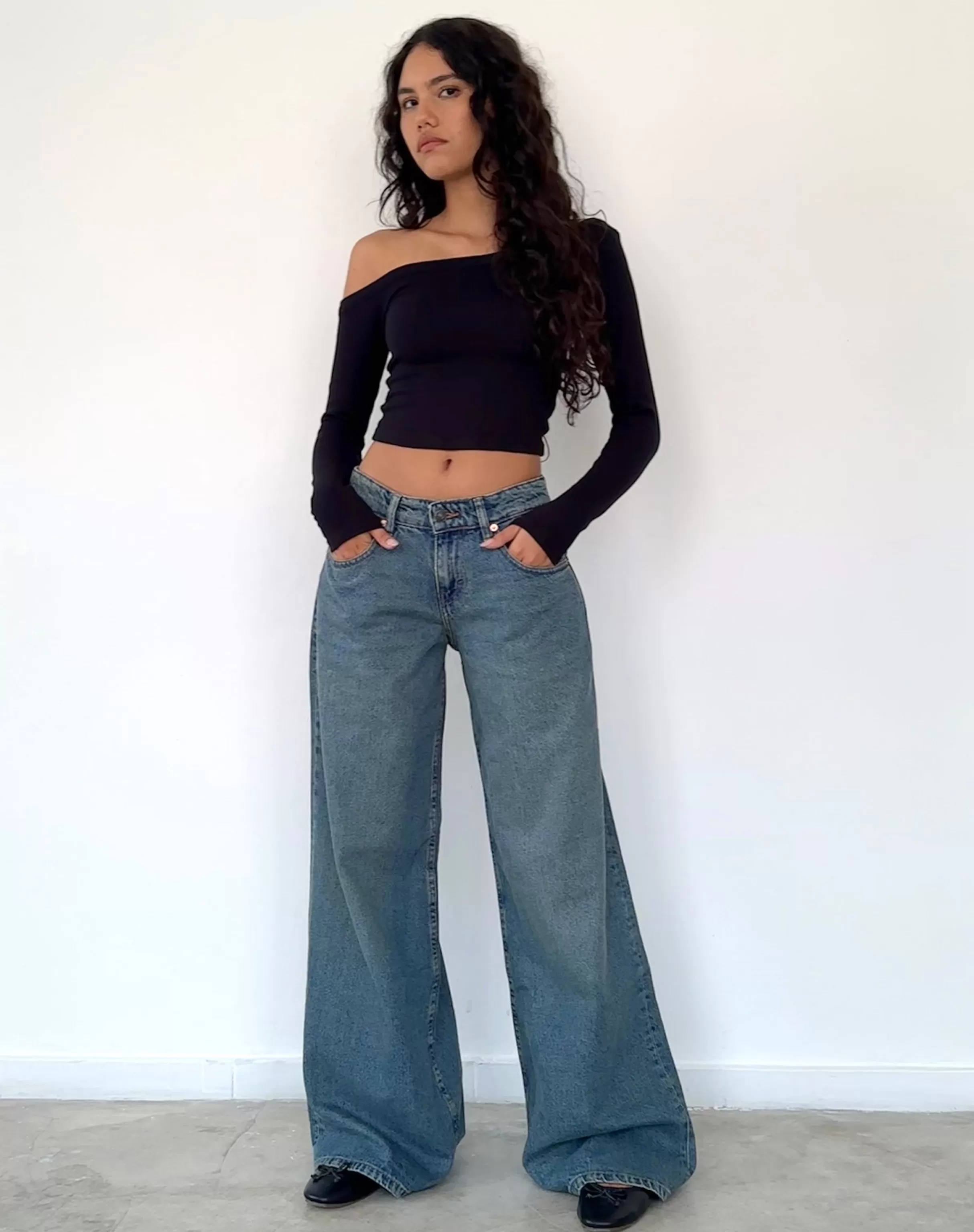 Flash Sale Roomy Oversized Low Rise Jeans In JEANS | ROOMY JEANS