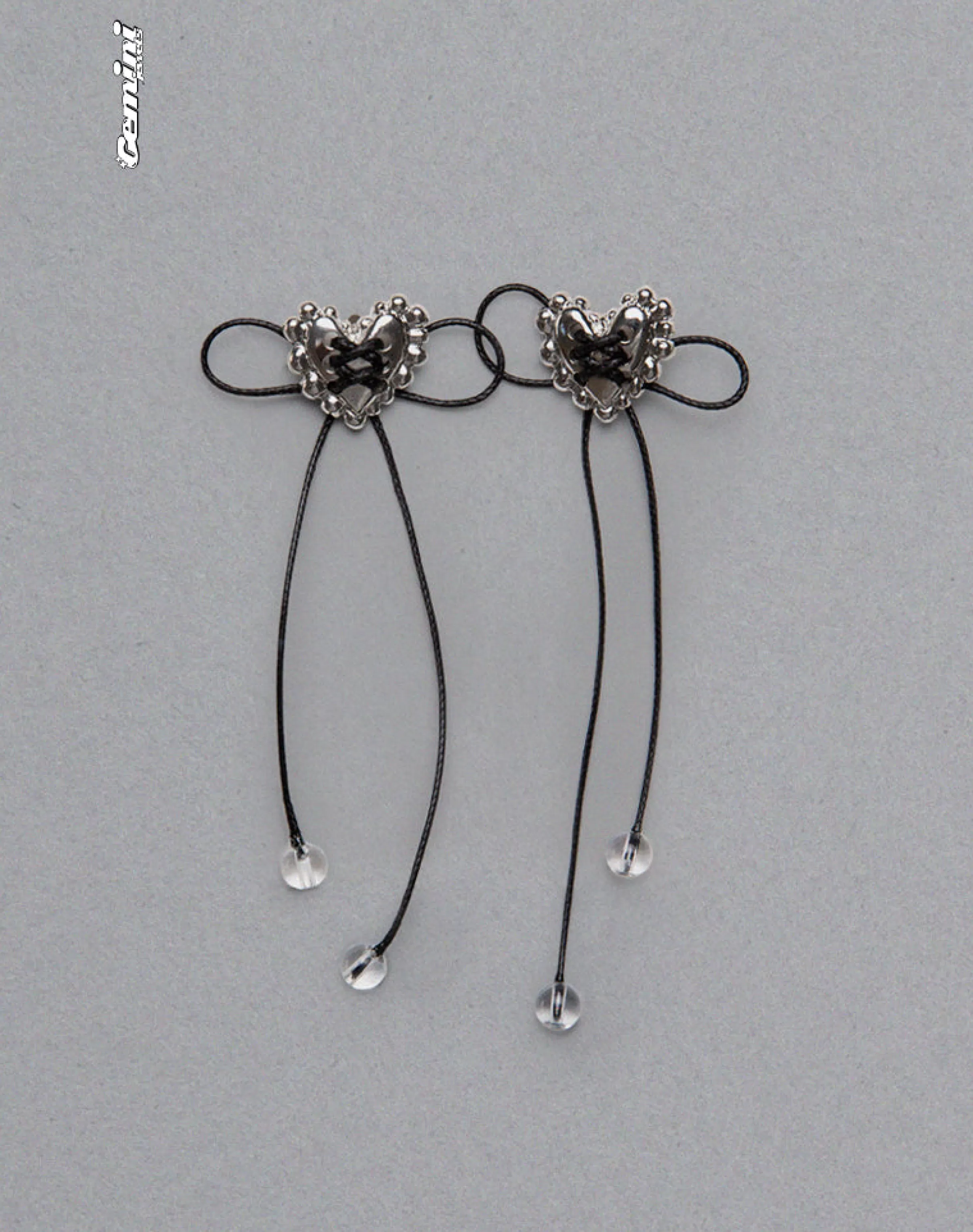 New Sadie Bow Earrings In Silver ACCESSORIES
