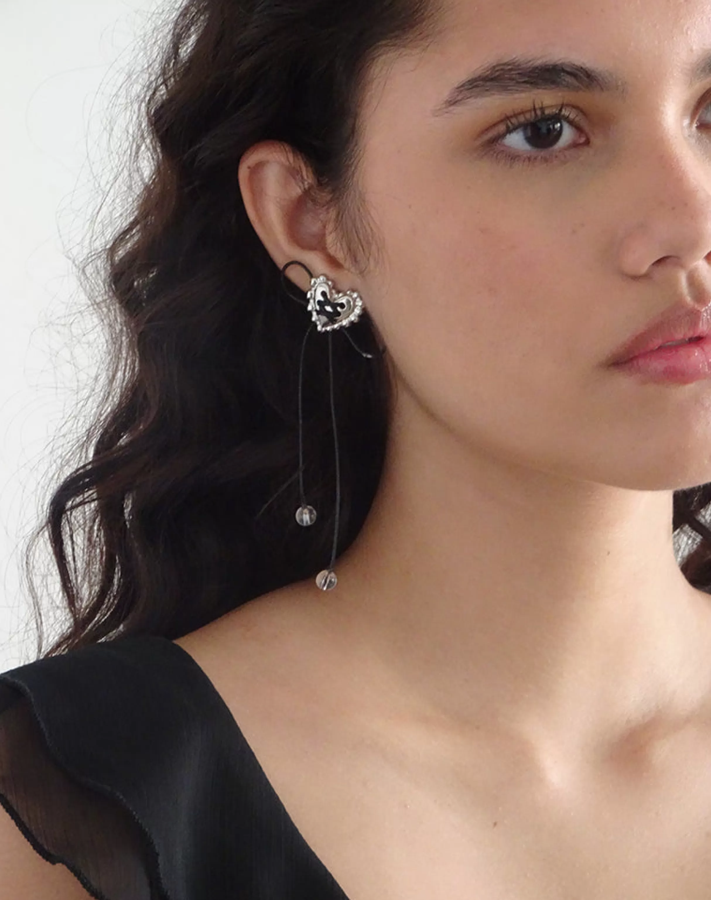 New Sadie Bow Earrings In Silver ACCESSORIES