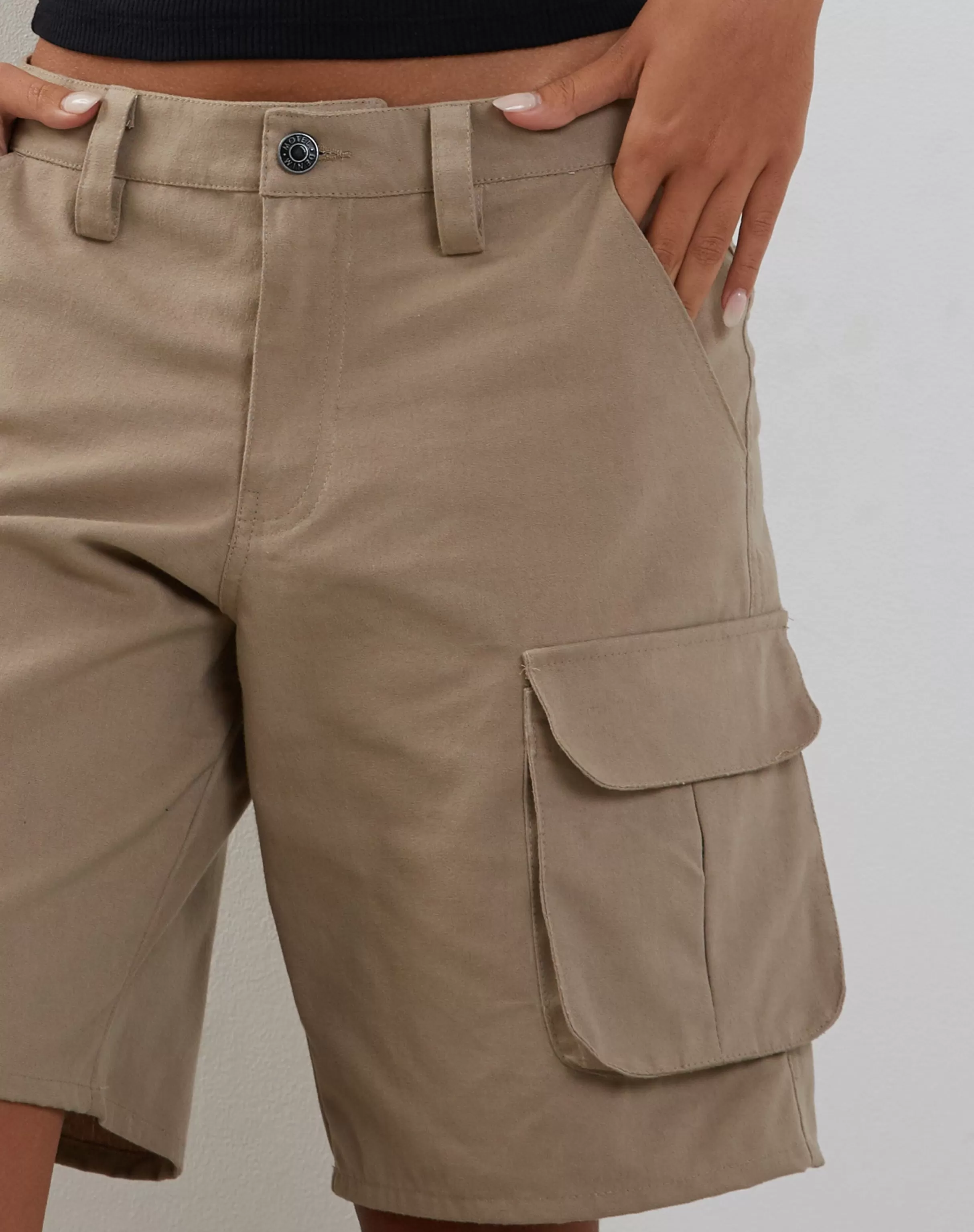 Sale Saito Longline Cargo Short In Stone SALE SKIRTS