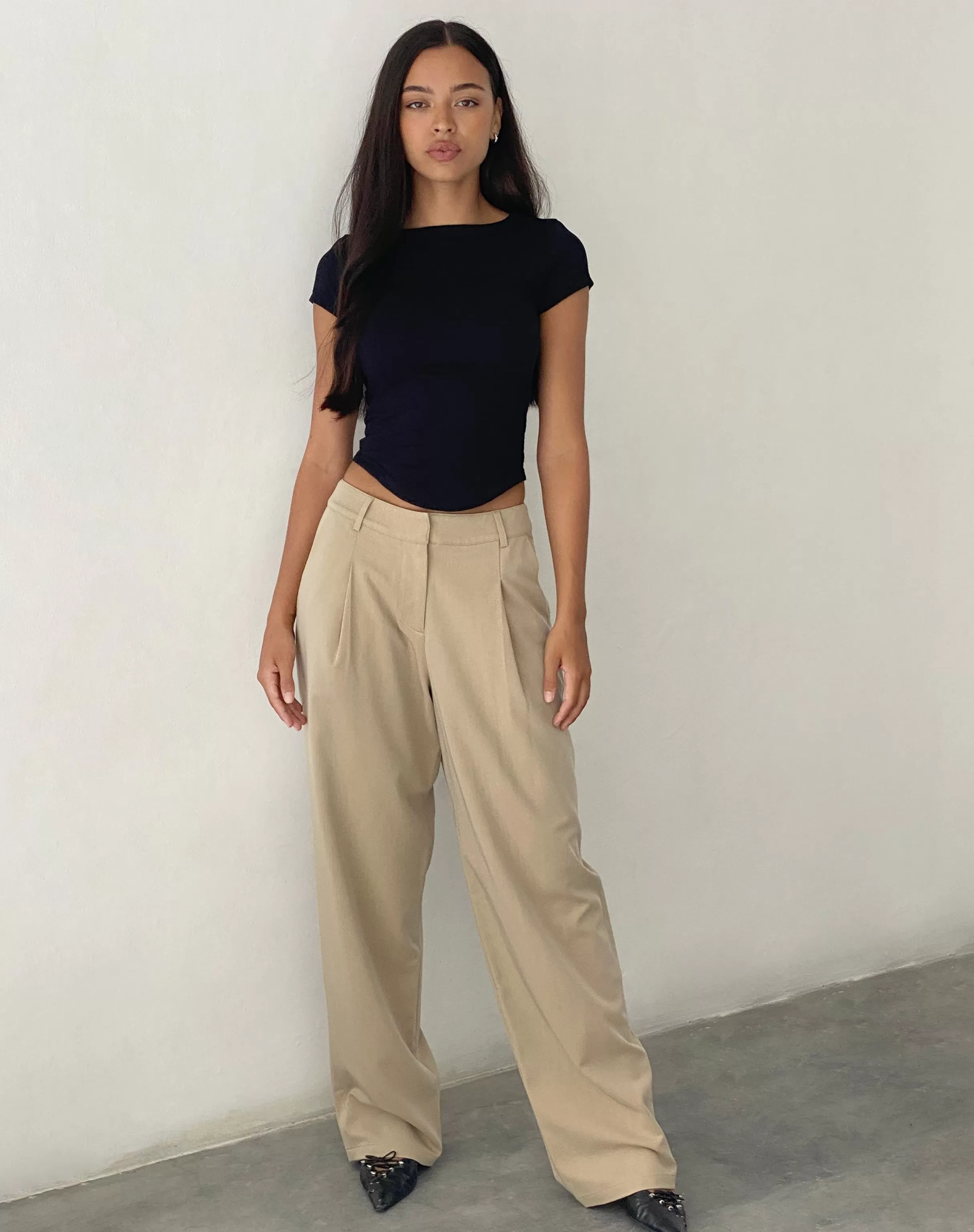 New Sakaria Wide Leg Trouser In TAILORING | SALE TROUSERS