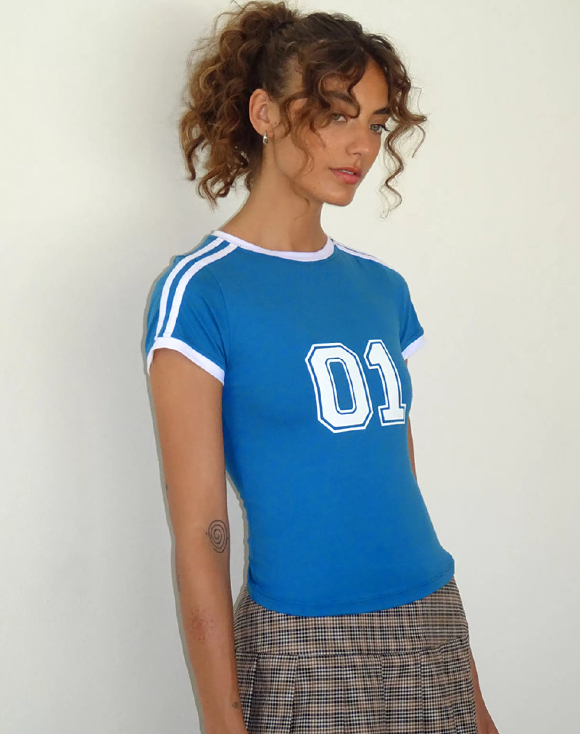Cheap Salda Sporty Fitted Tee In TEES | PRINTED TOPS