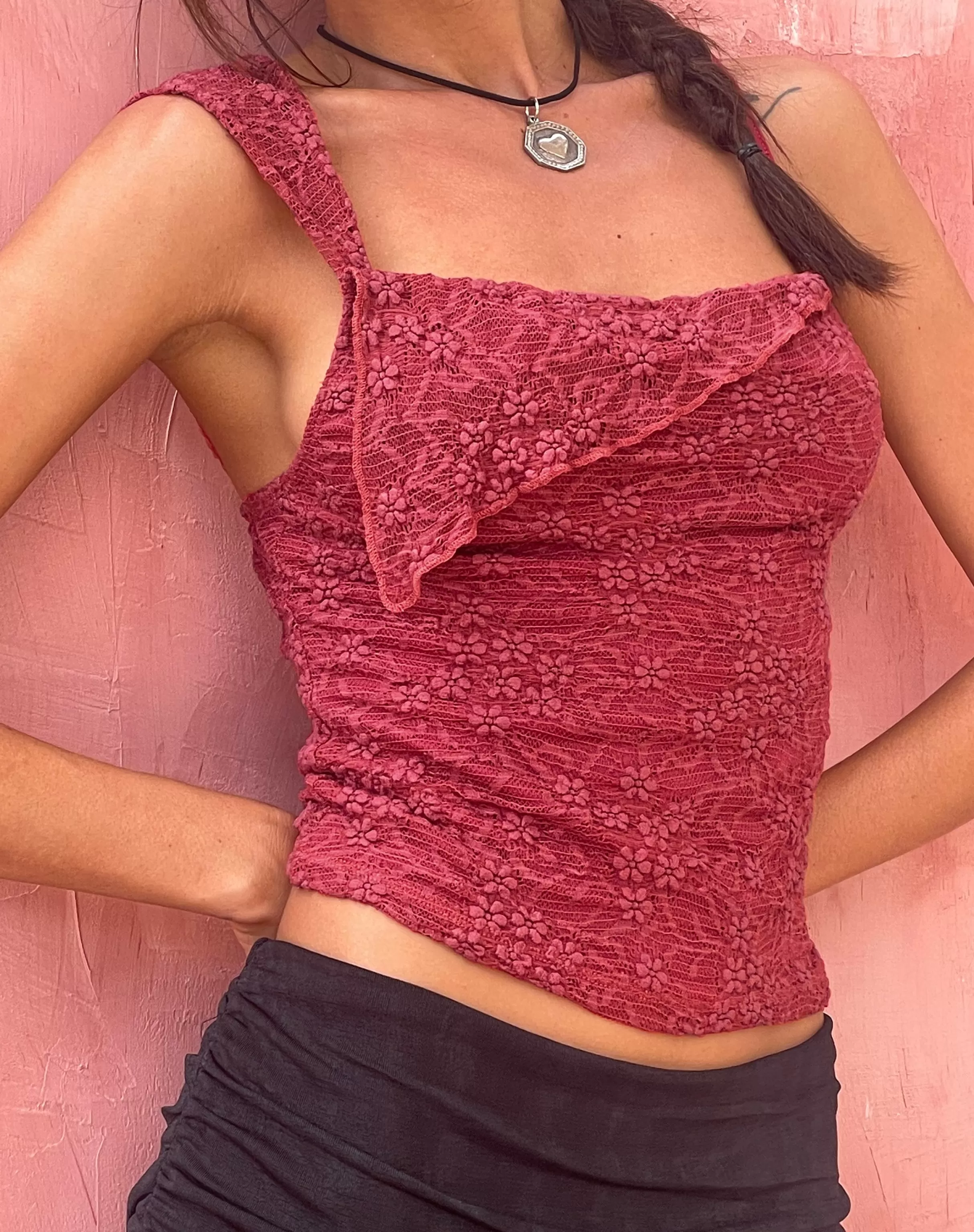 Discount Sambu Lace Cami Top In VEST TOPS | GOING OUT TOPS