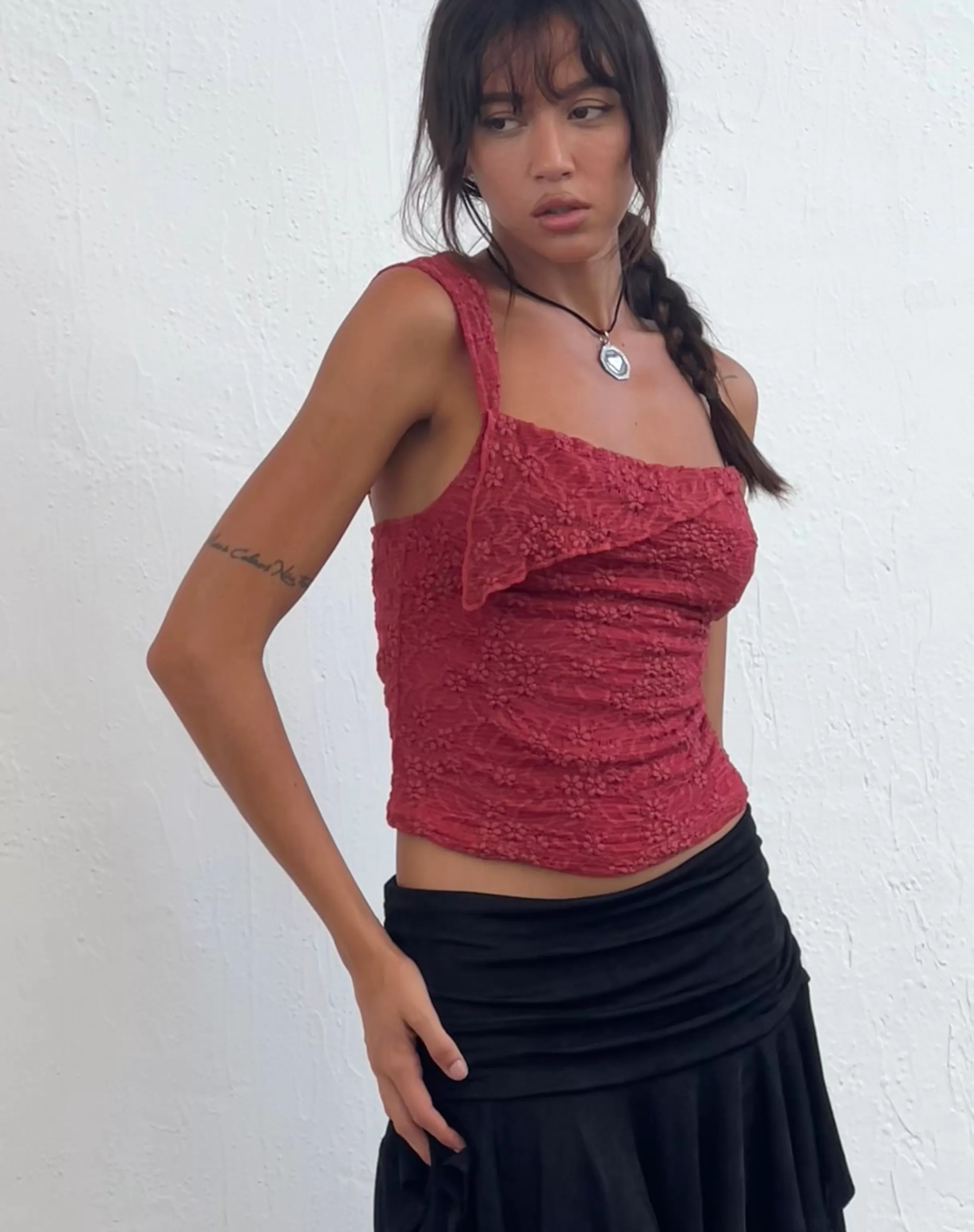 Discount Sambu Lace Cami Top In VEST TOPS | GOING OUT TOPS