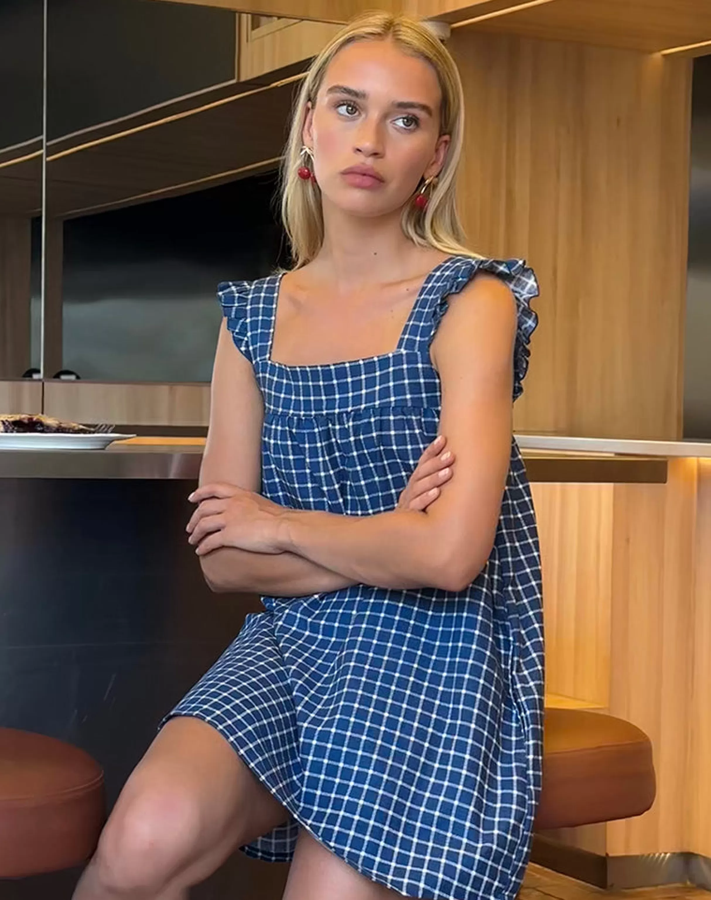 Cheap Sanaly Mini Dress In SWEET AS PIE | PRINTED DRESSES