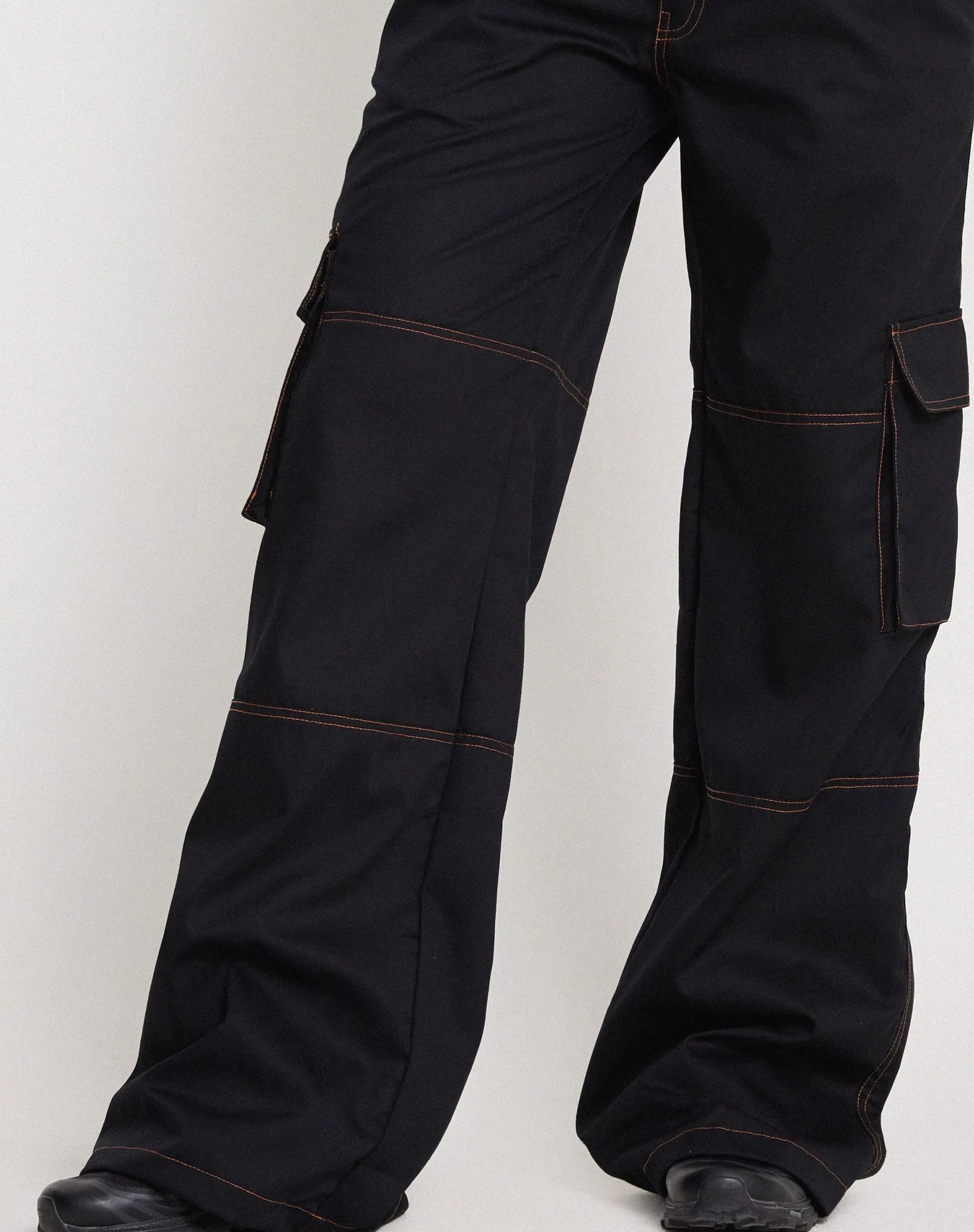 Shop Saul Wide Leg Cargo Trouser In SALE TROUSERS | WIDE LEG TROUSERS