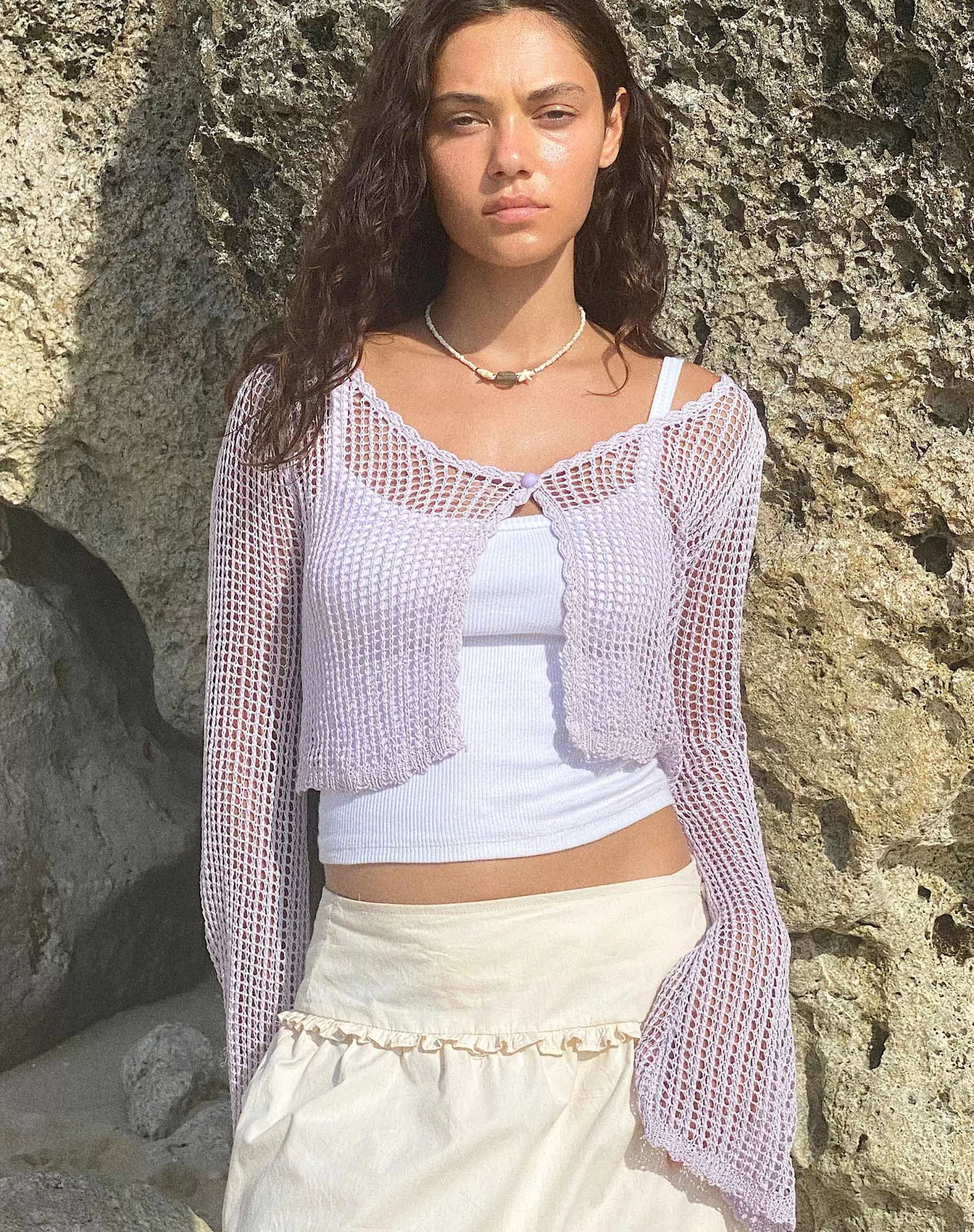 Outlet Septa Cropped Knit Cardigan In SALE KNITWEAR | CARDIGANS