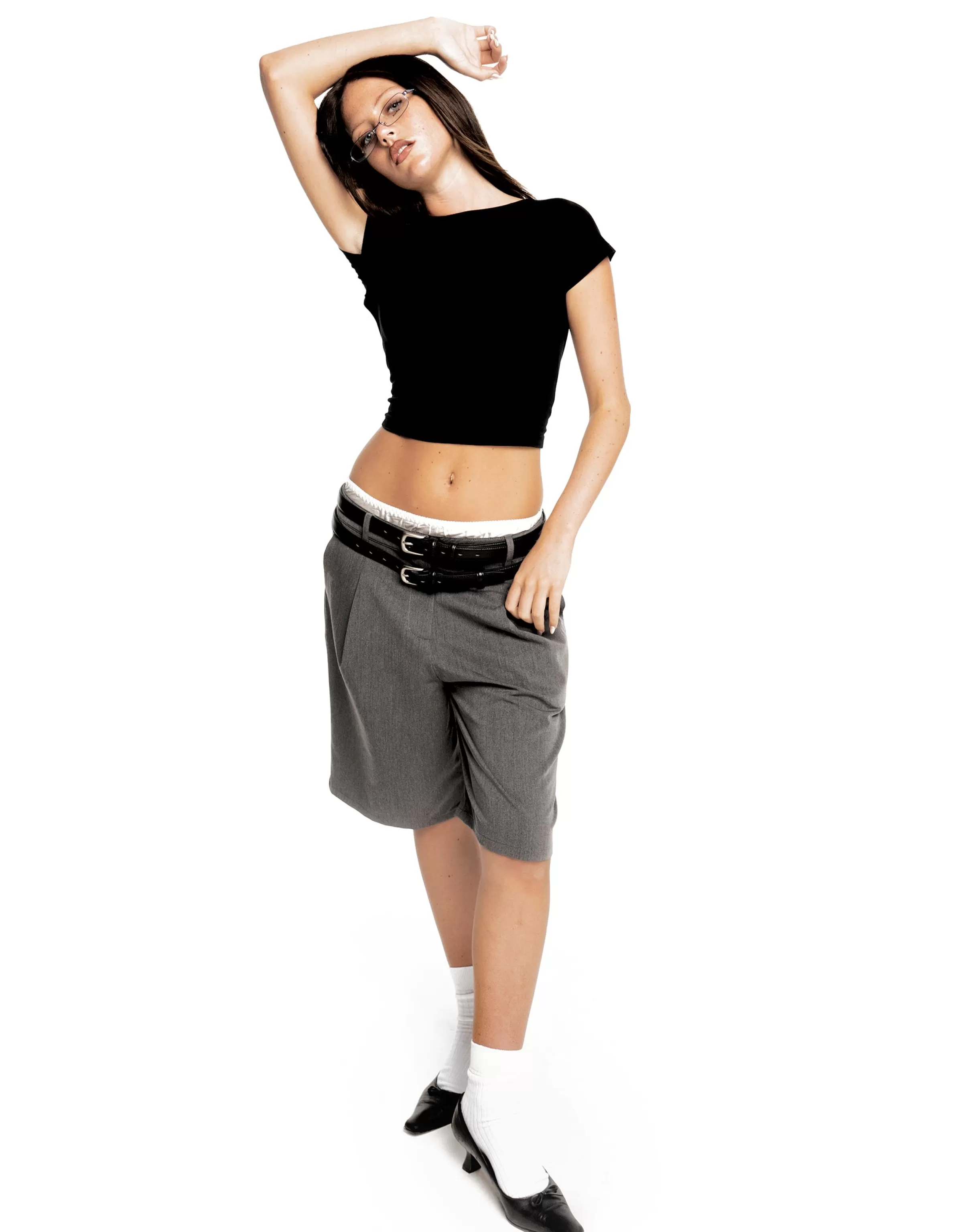 Shop Setya Long Line Tailored Shorts In TAILORING | SHORTS