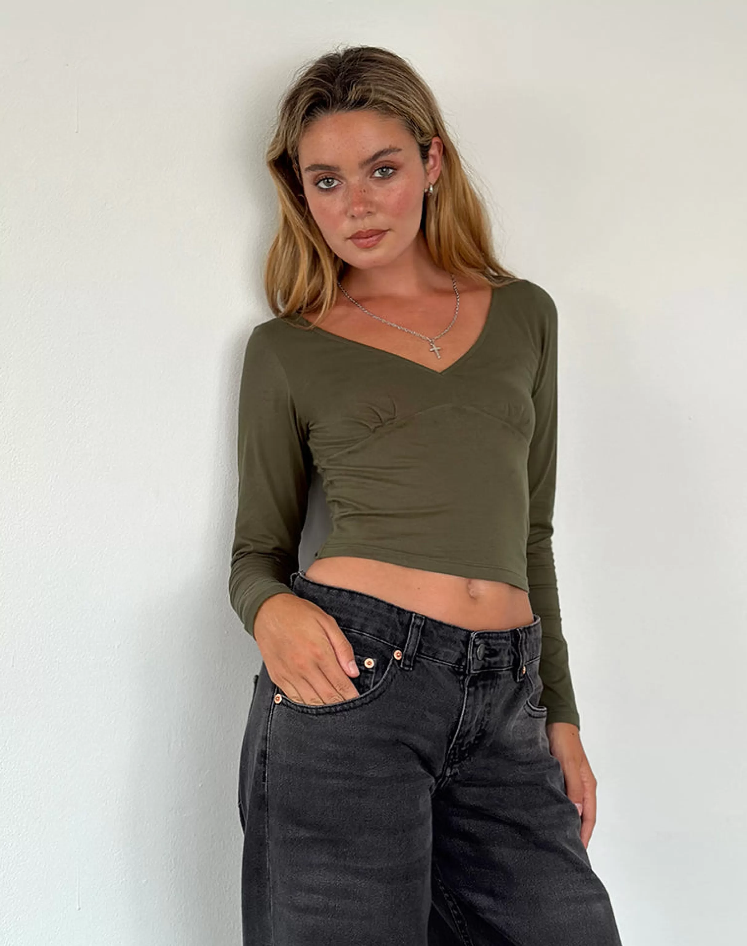 Outlet Sisil Long Sleeve Top In BASICS | BASIC TOPS