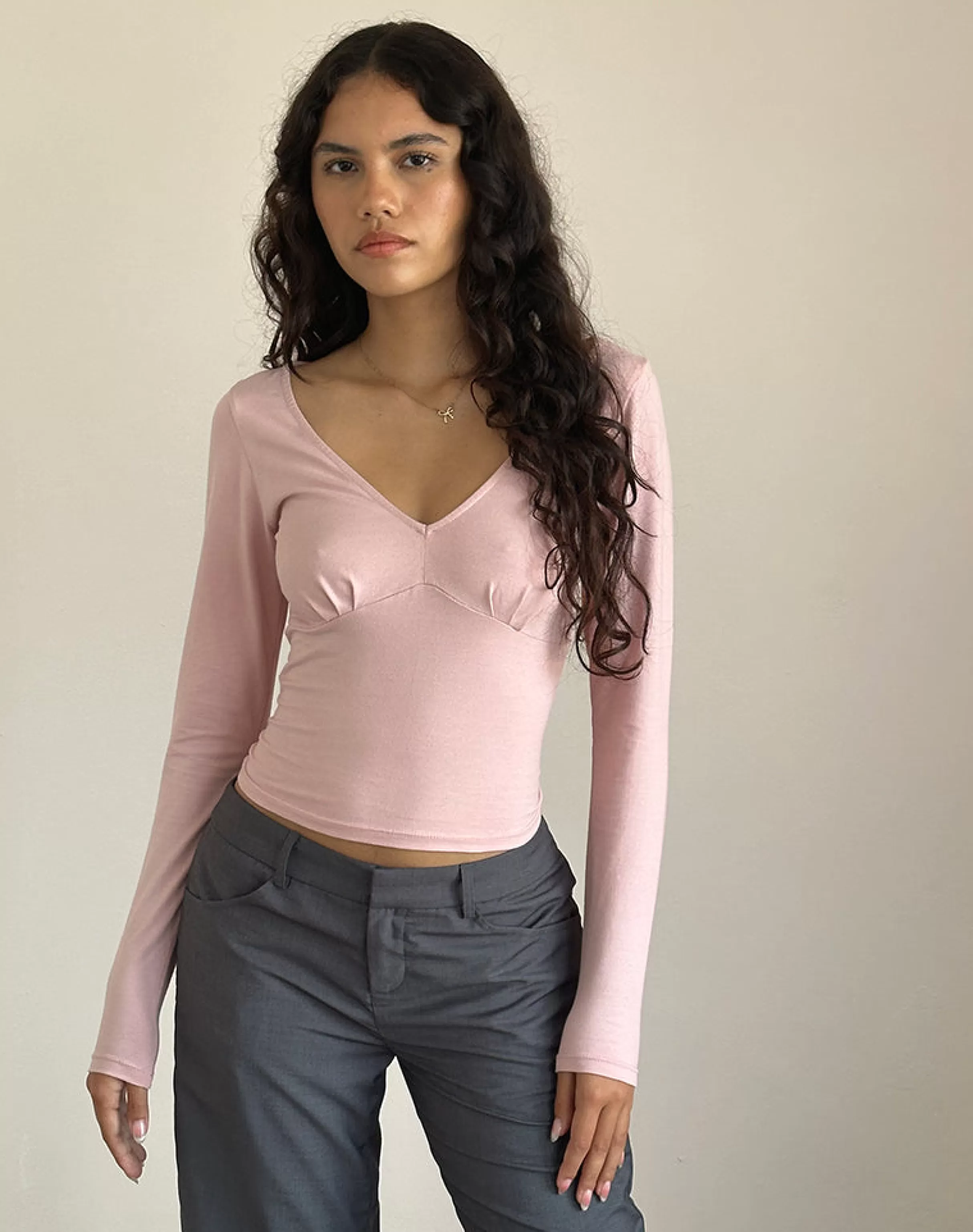 Hot Sisil Long Sleeve Top In BASICS | BASIC TOPS