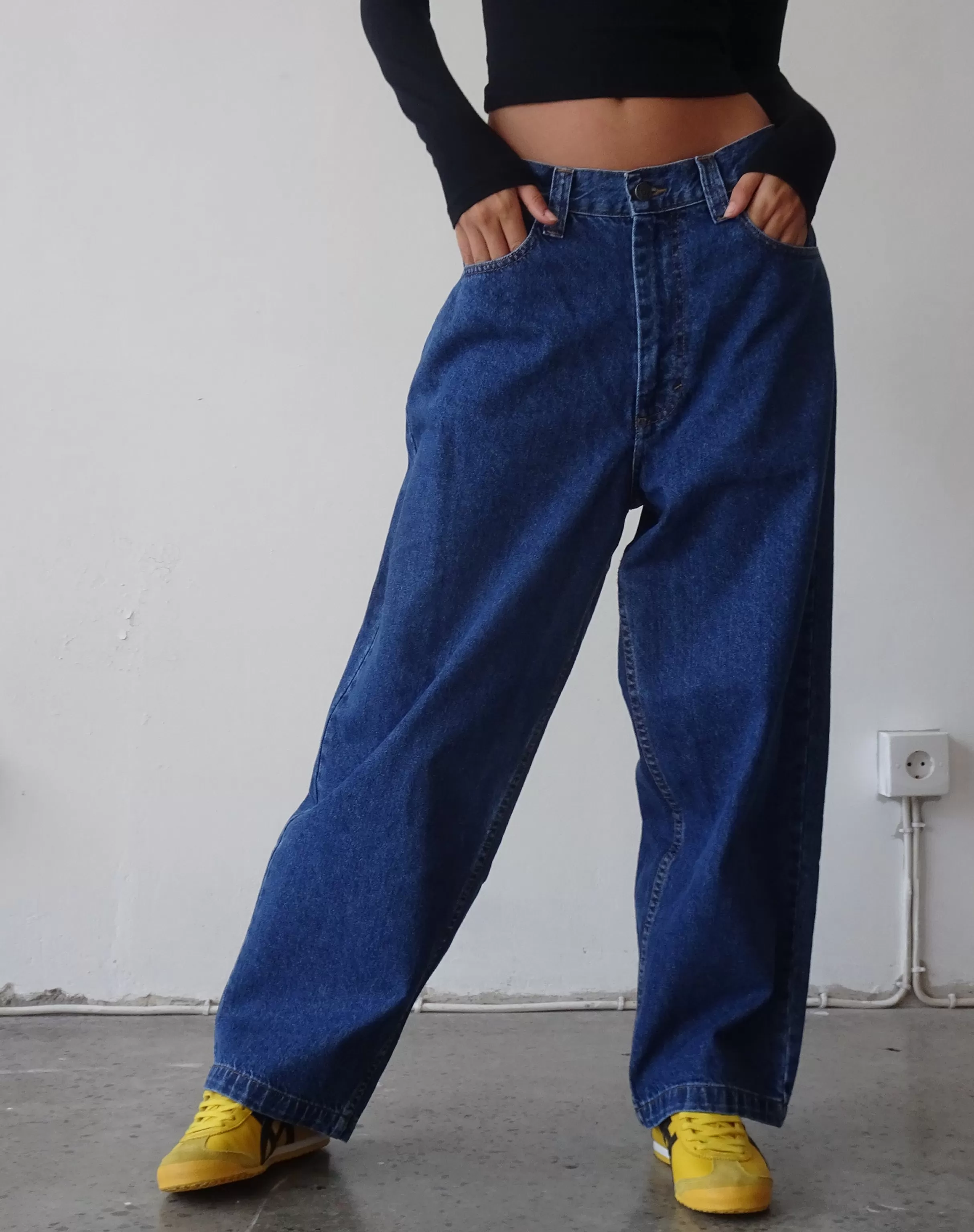 Cheap Skater Low Rise Jean In WIDE LEG JEANS | LOW RISE JEANS