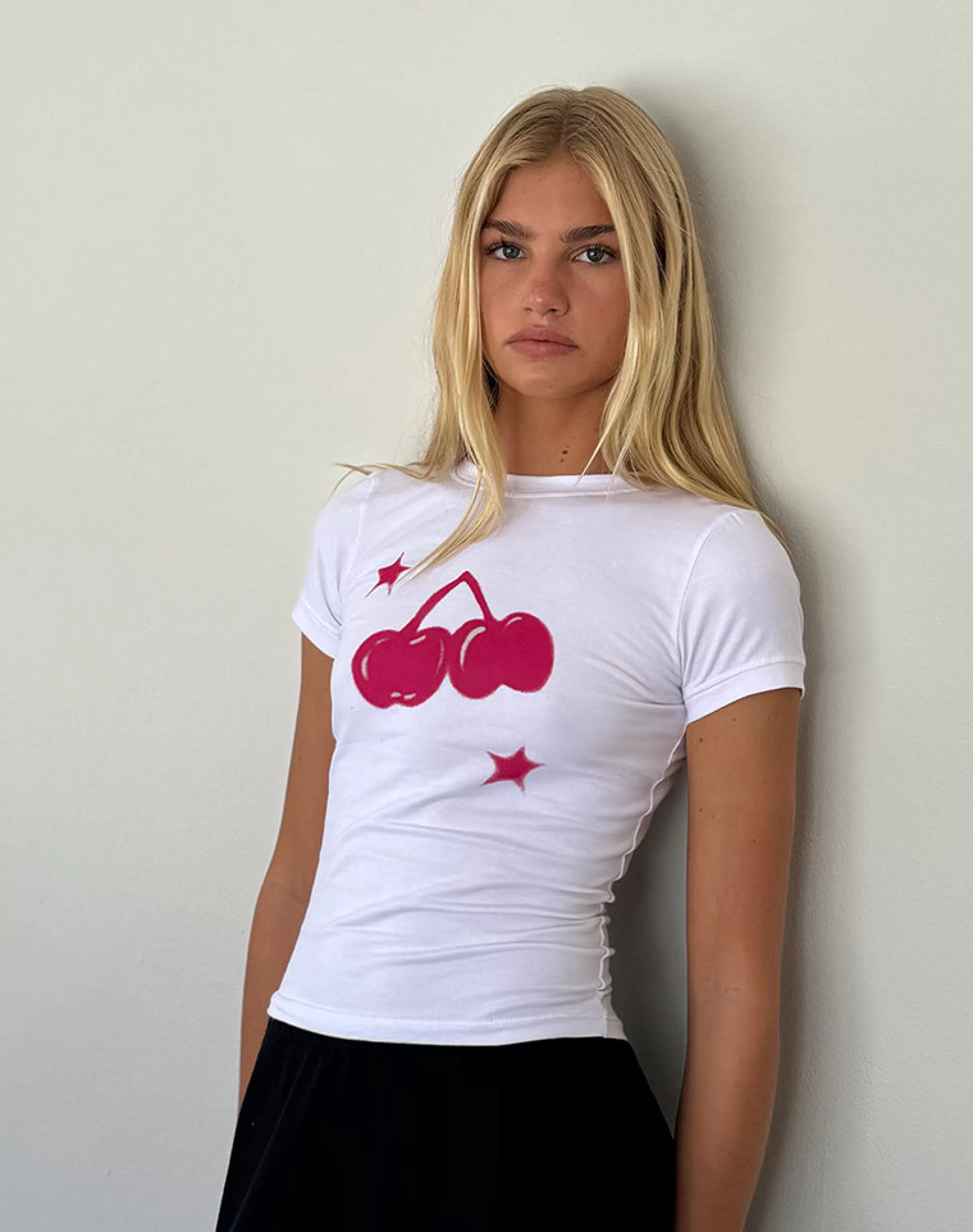 Hot Sutin Baby Tee In BISOUS | BASICS