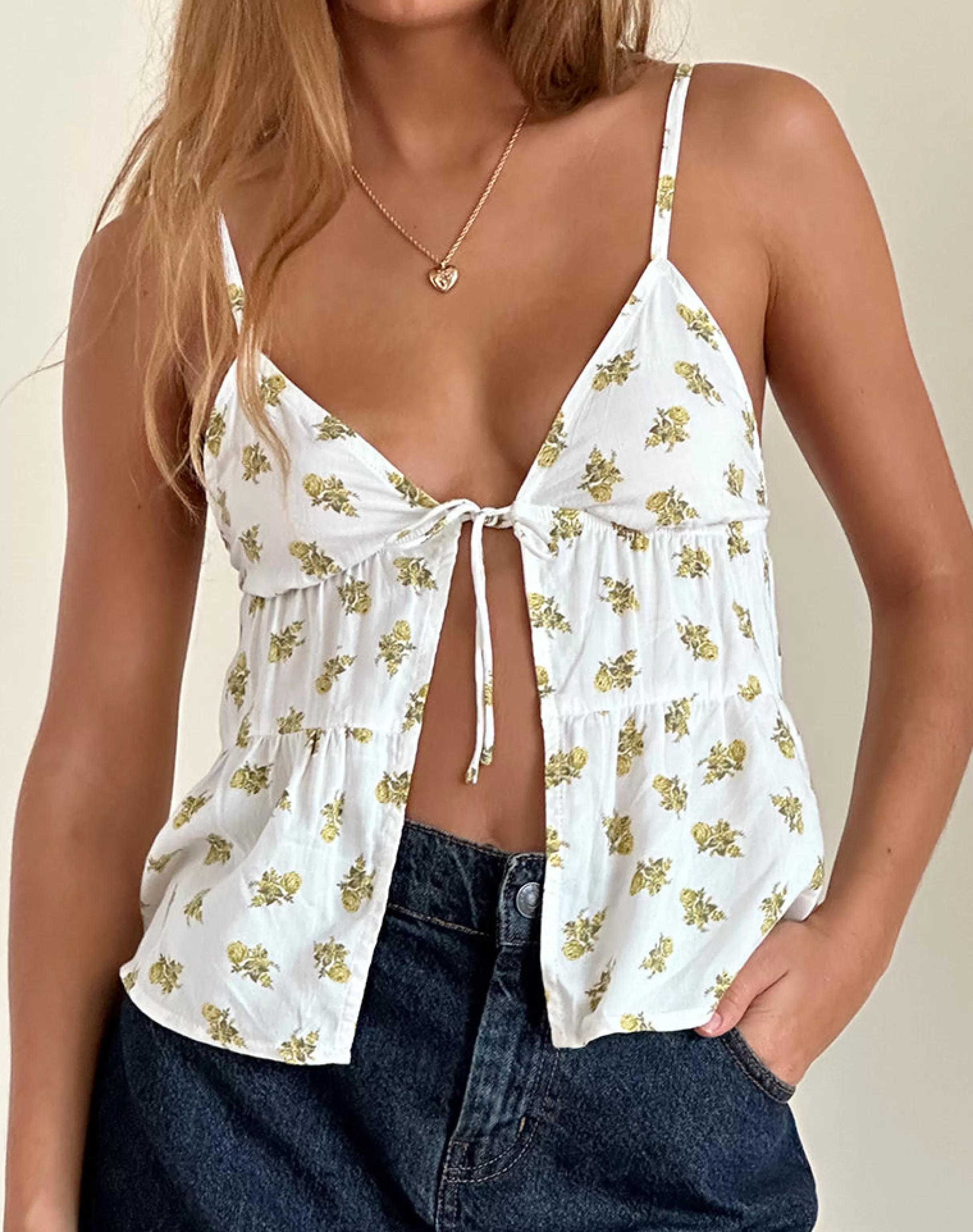 Store Tezza Top In STRAWBERRY GIRL | STRAPPY TOPS