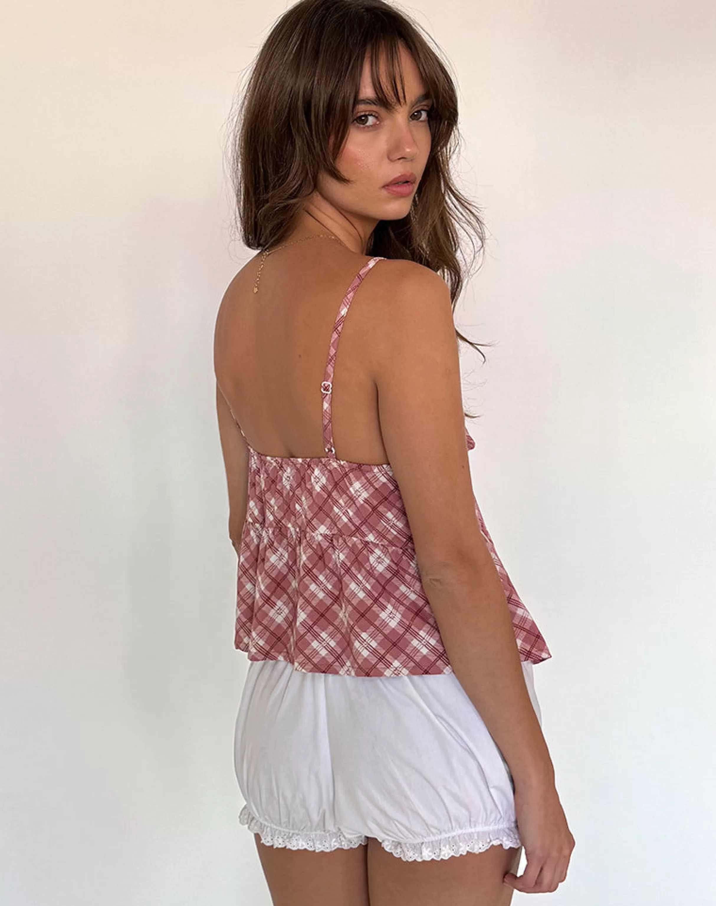 Clearance Tezza Top In STRAWBERRY MILK | GOING OUT TOPS