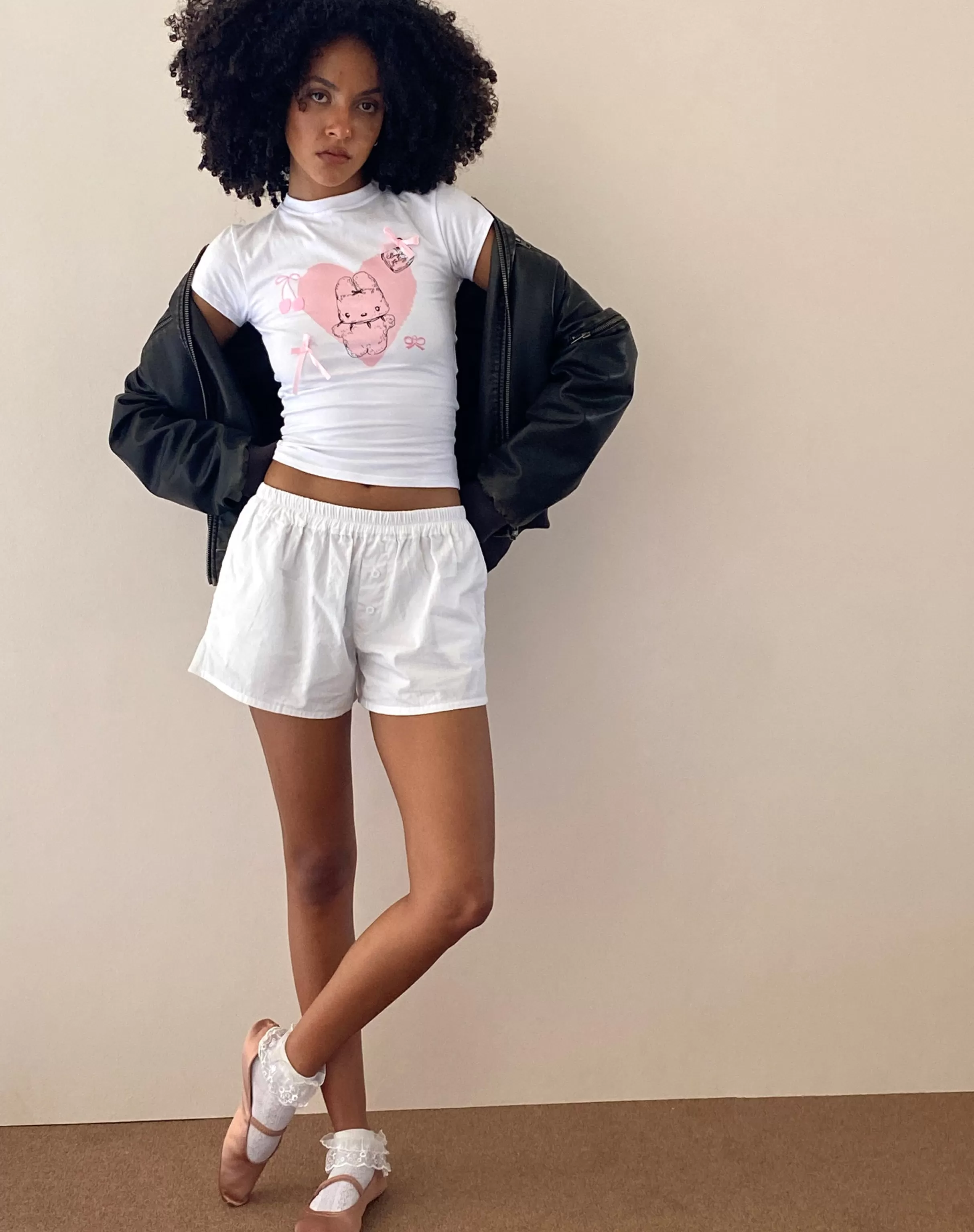 Hot Tiona Cropped Tee In TEES