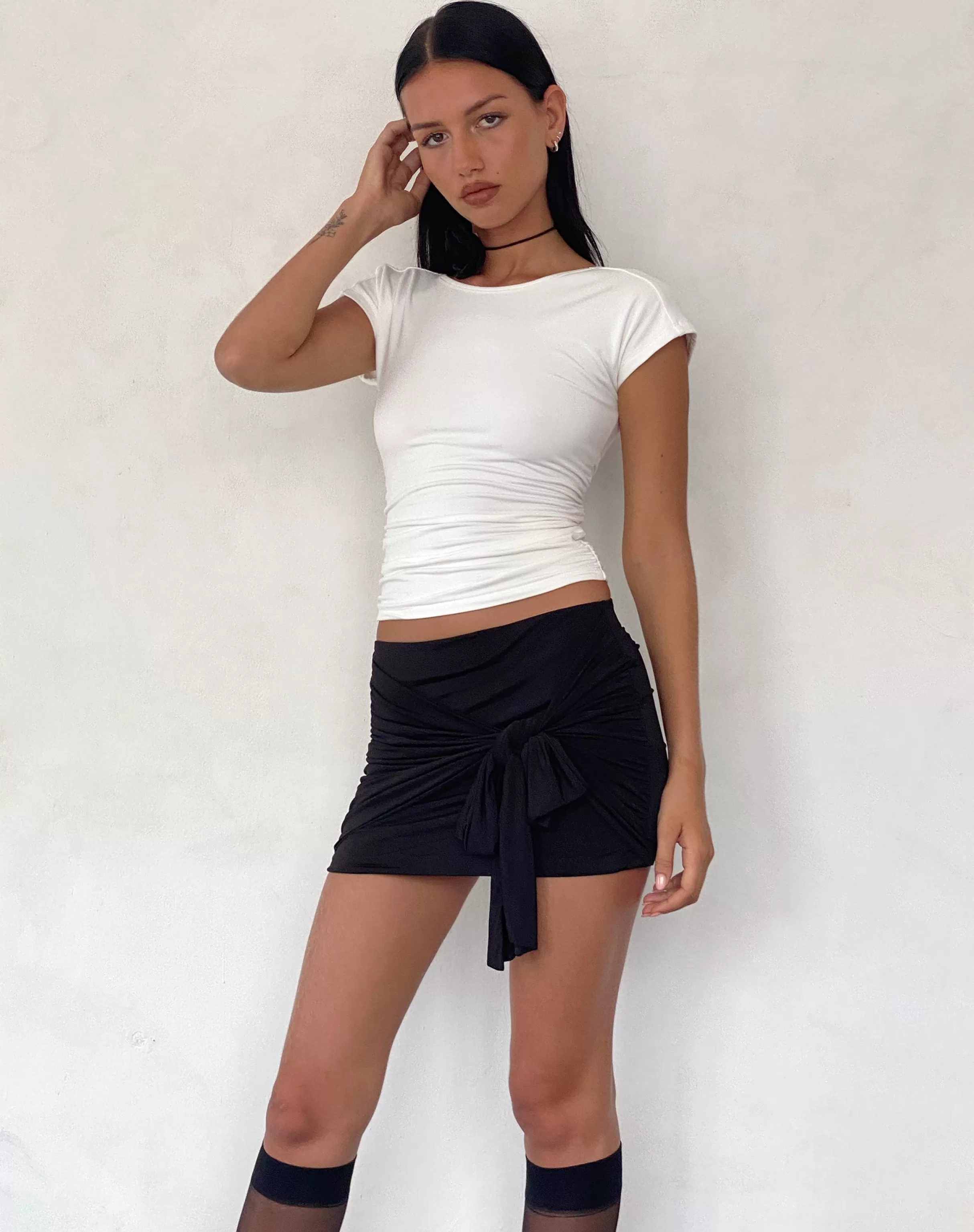 Outlet Xareni Ruched Backless Top In TEES