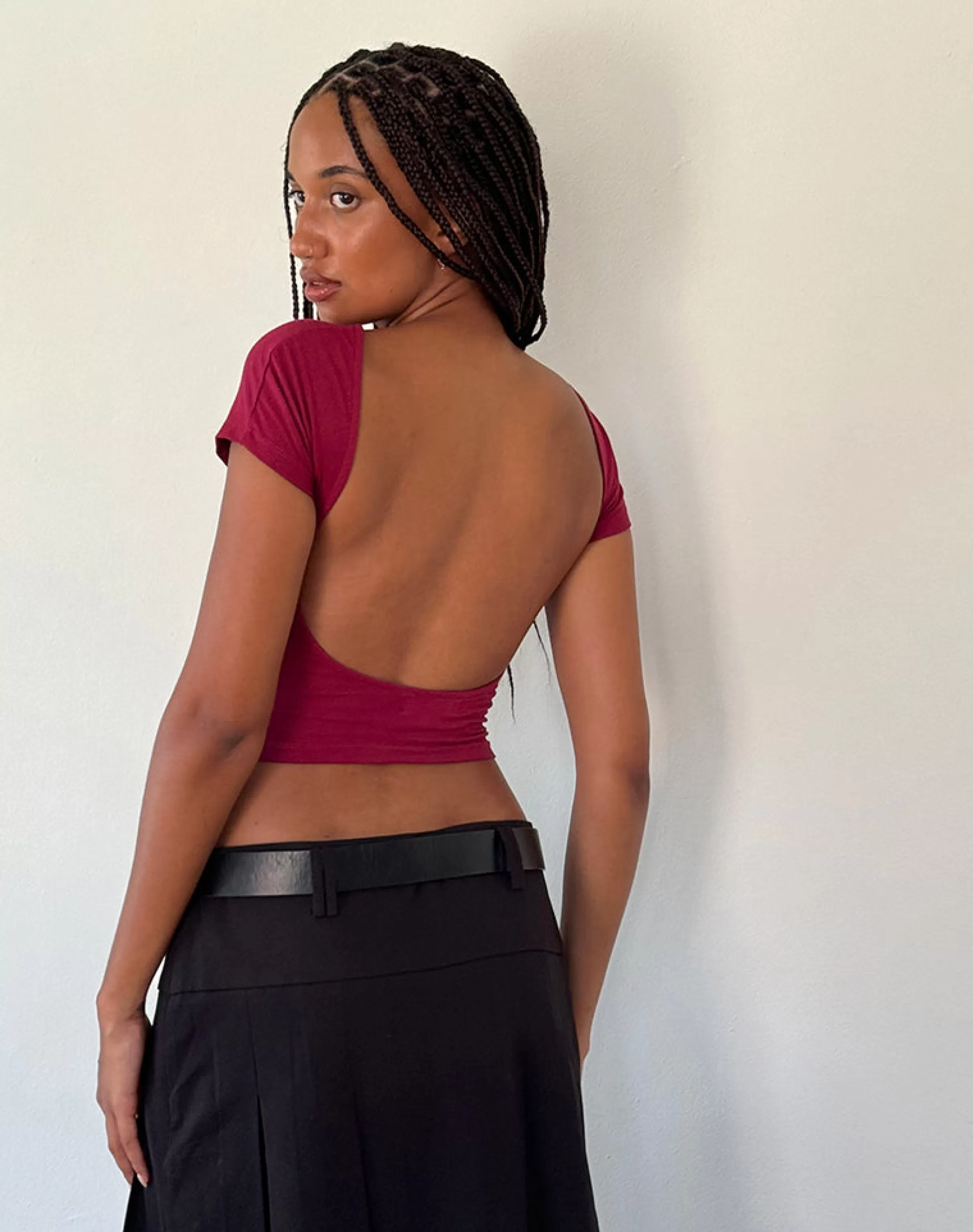 Hot Xiwang Crop Top In BASICS | TEES