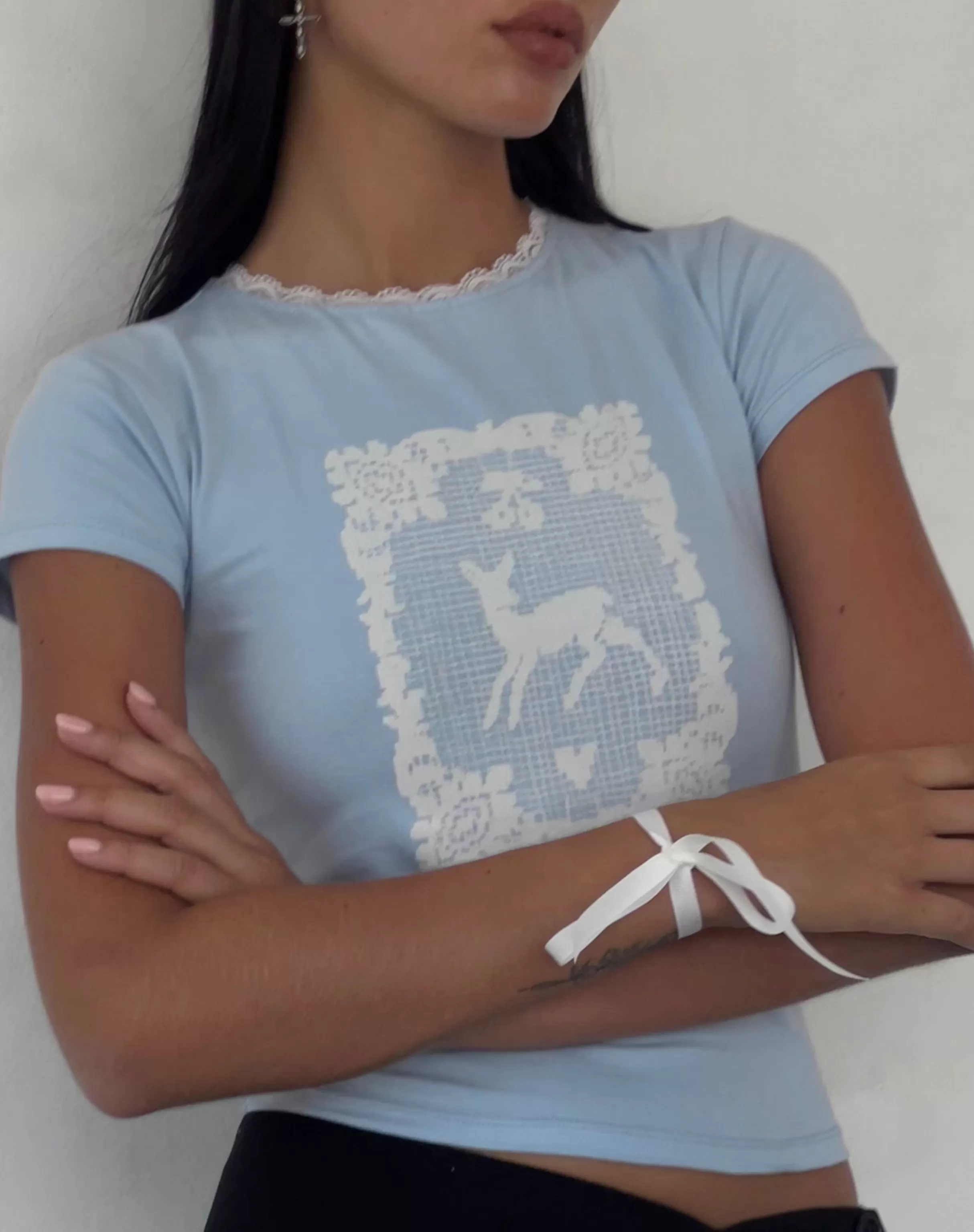 Best Zagy Short Sleeve Tee In Motif TEES | PRINTED TOPS