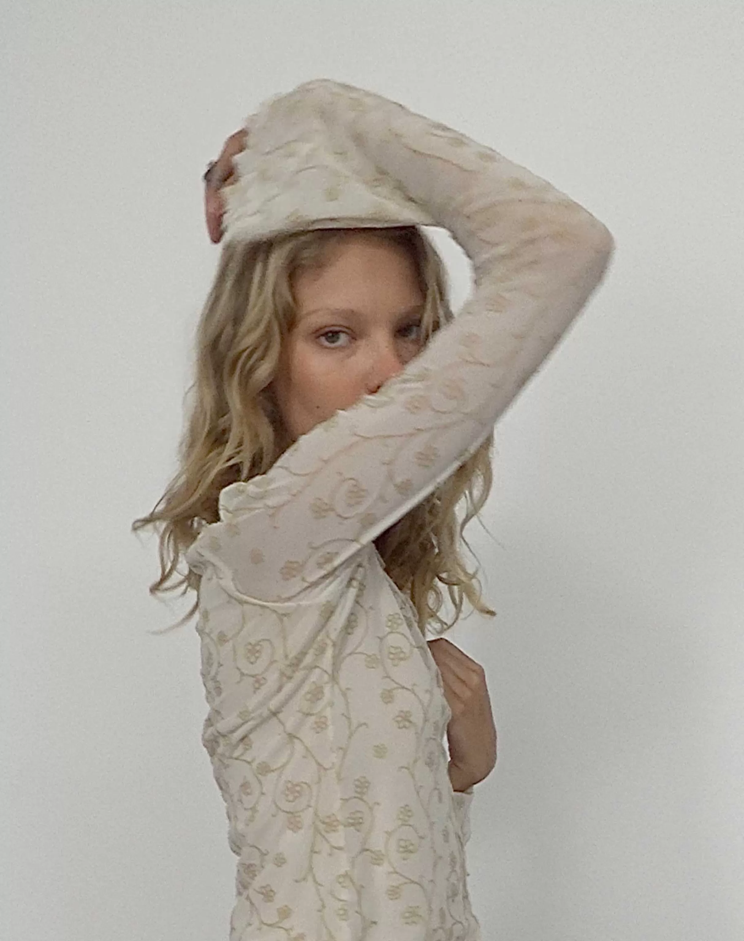 Cheap Zest Mesh Long Sleeve Top In SALE TOPS | PRINTED TOPS