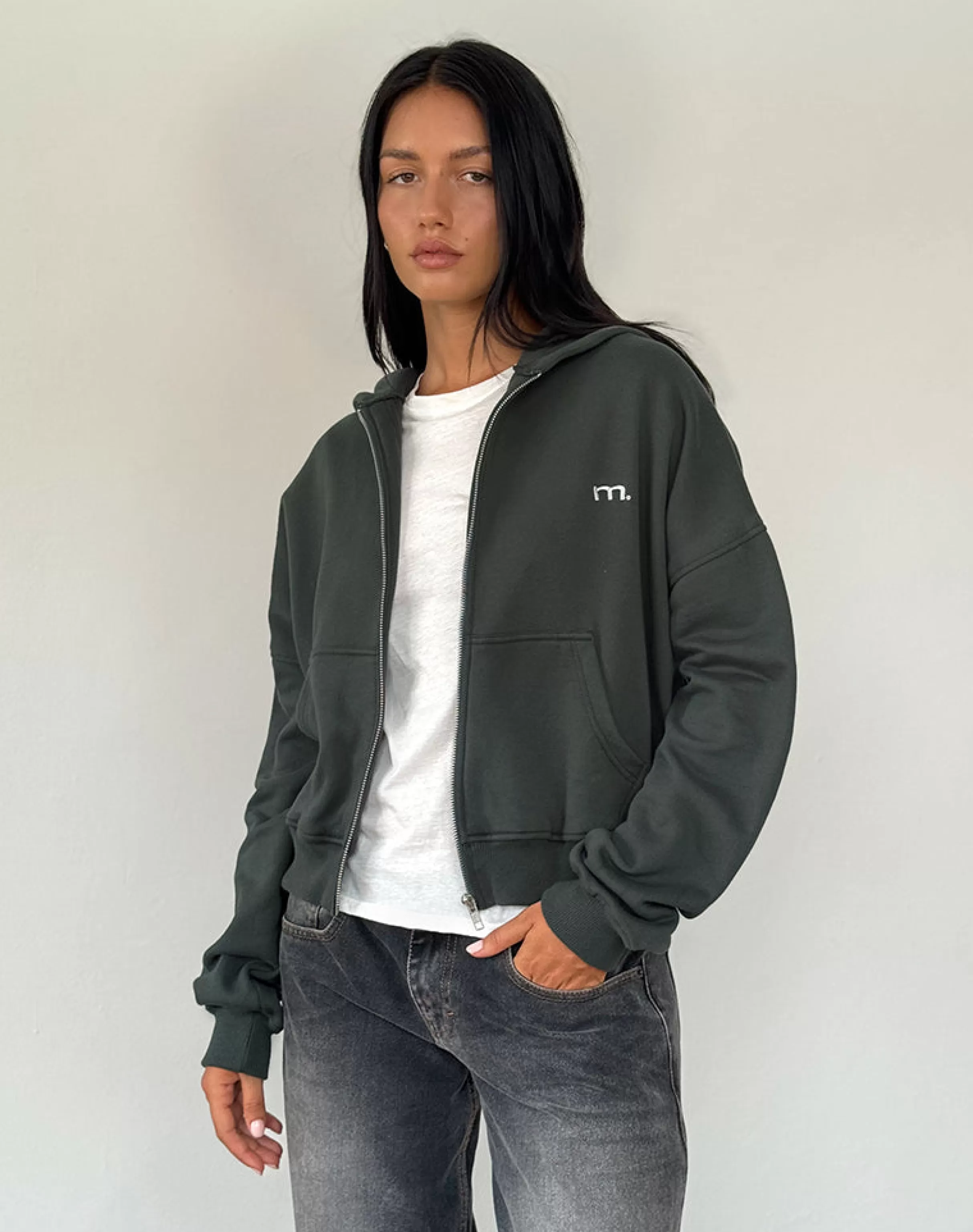 Cheap Zip Through Hoodie In LOUNGEWEAR | CO-ORDS