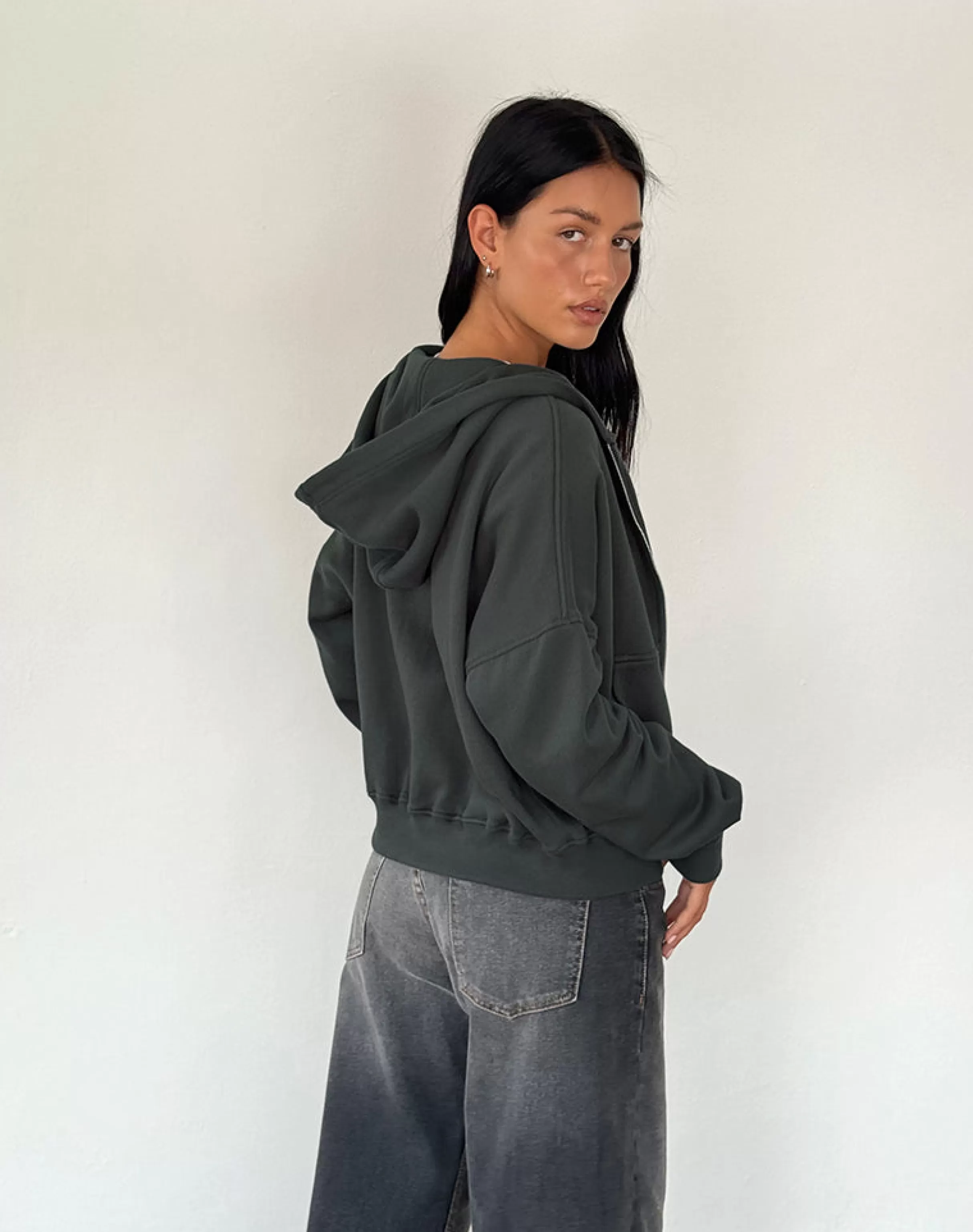 Cheap Zip Through Hoodie In LOUNGEWEAR | CO-ORDS